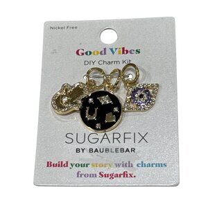 Good Vibes DIY Charm Kit Sugarfix By Baublebar Nickel Free Gold-Tone Charms With